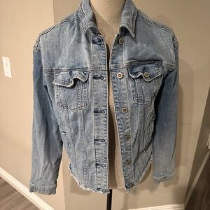 Hollister Light Wash Blue Denim Jacket